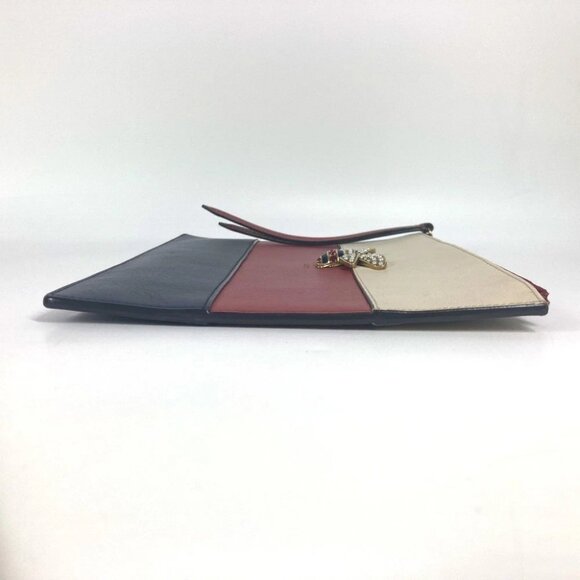 GUCCI 476077 BEE Bee Border Pearl Rhinestone Bag Pouch Clutch bag - Picture 4 of 16